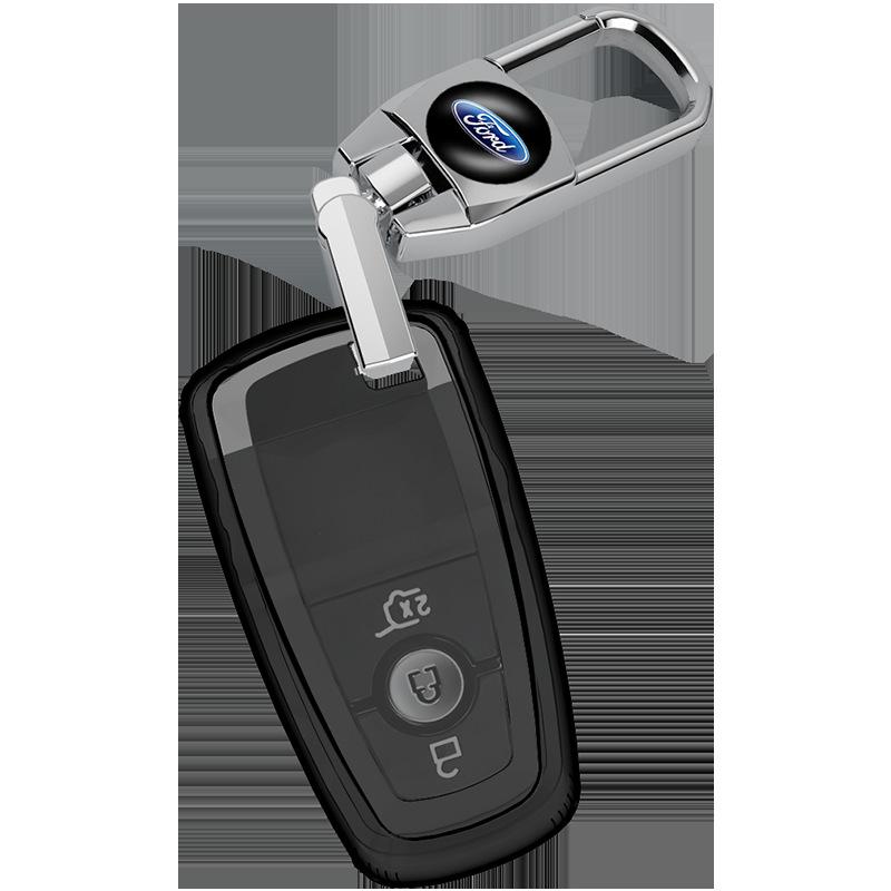 Ford Focus Key Case for Mondeo, Everest, Ecosport, Ranger - Transparent Shell for Men and Women