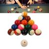 Billiard Pool 16 Pieces Billiard Ball Set Resin Professional Ball Set with Cue Ball Replacement Billiard Balls for Pool Table and Display Balls,
