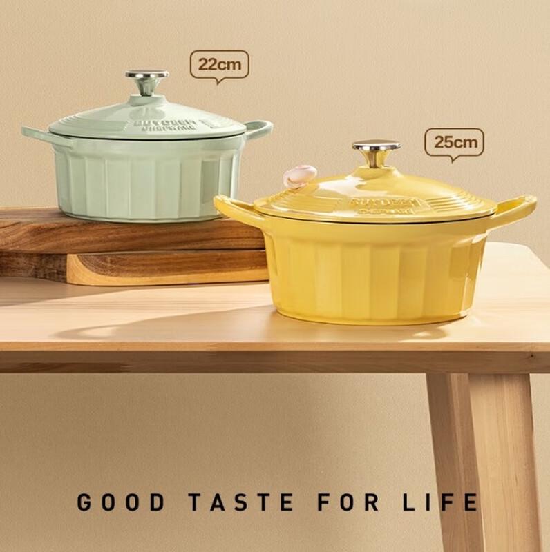 

Buydeem Cast Iron Enamel Stew Pot