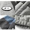 Autumn and Winter New Lamb Wool Jacket Men's Stand-up Collar Color Matching Loose Thermal Jacket