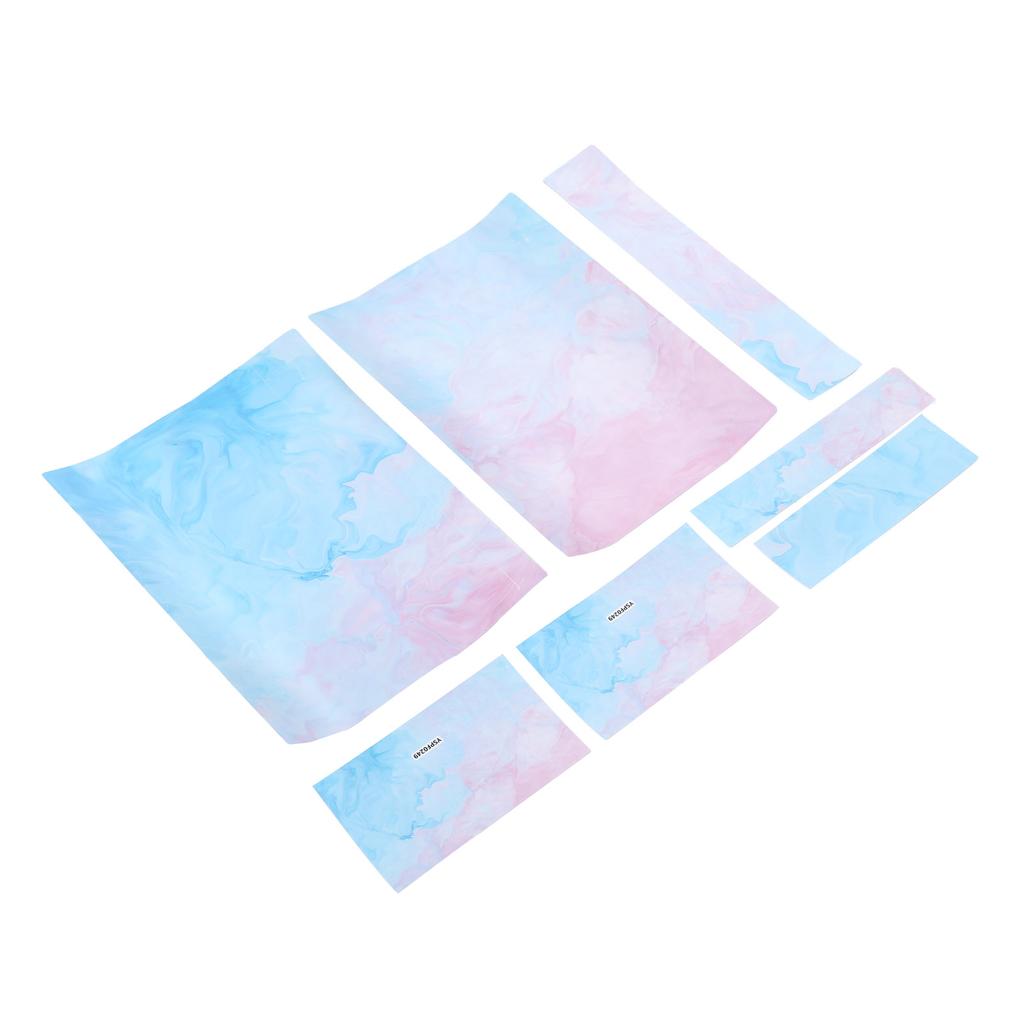 Controller Schutzaufkleber Spielkonsolen Skin Dekoration Abdeckung für PS5 Rosa Blau