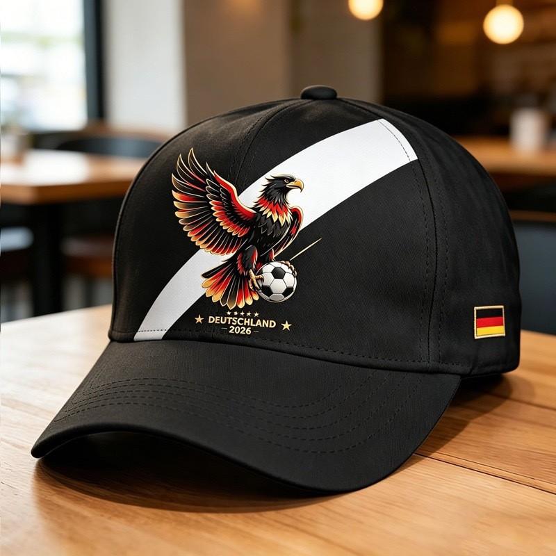 New Men's Outdoor Fashion D Printed Cap Stick Eagle Football Baseball Cap