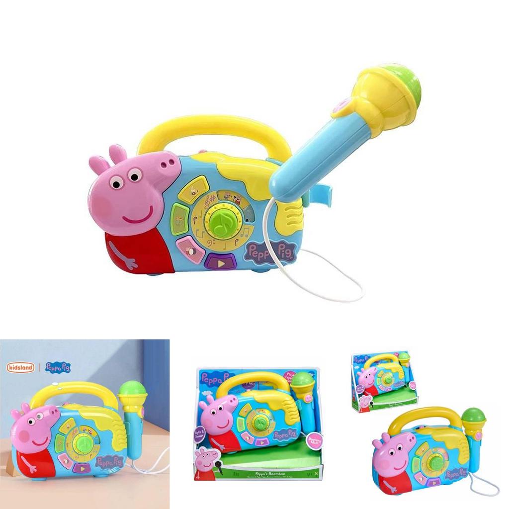 Peppa Pig Toy Speaker With Light And Microphone For Kids Singing And Interactive Play