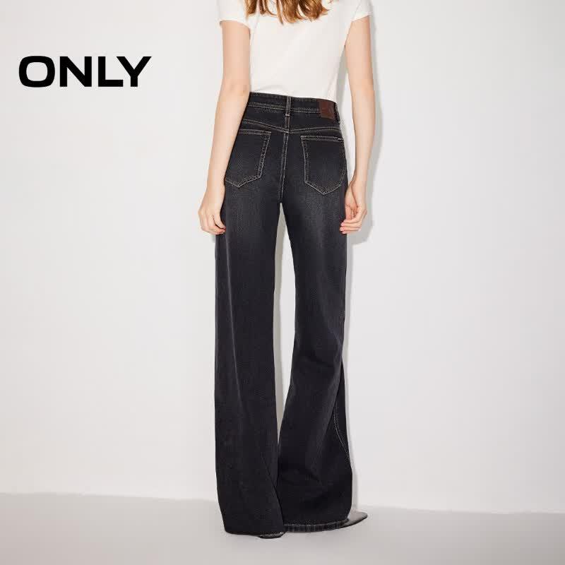 Only Women's Vintage High-Waist Straight Leg Jeans