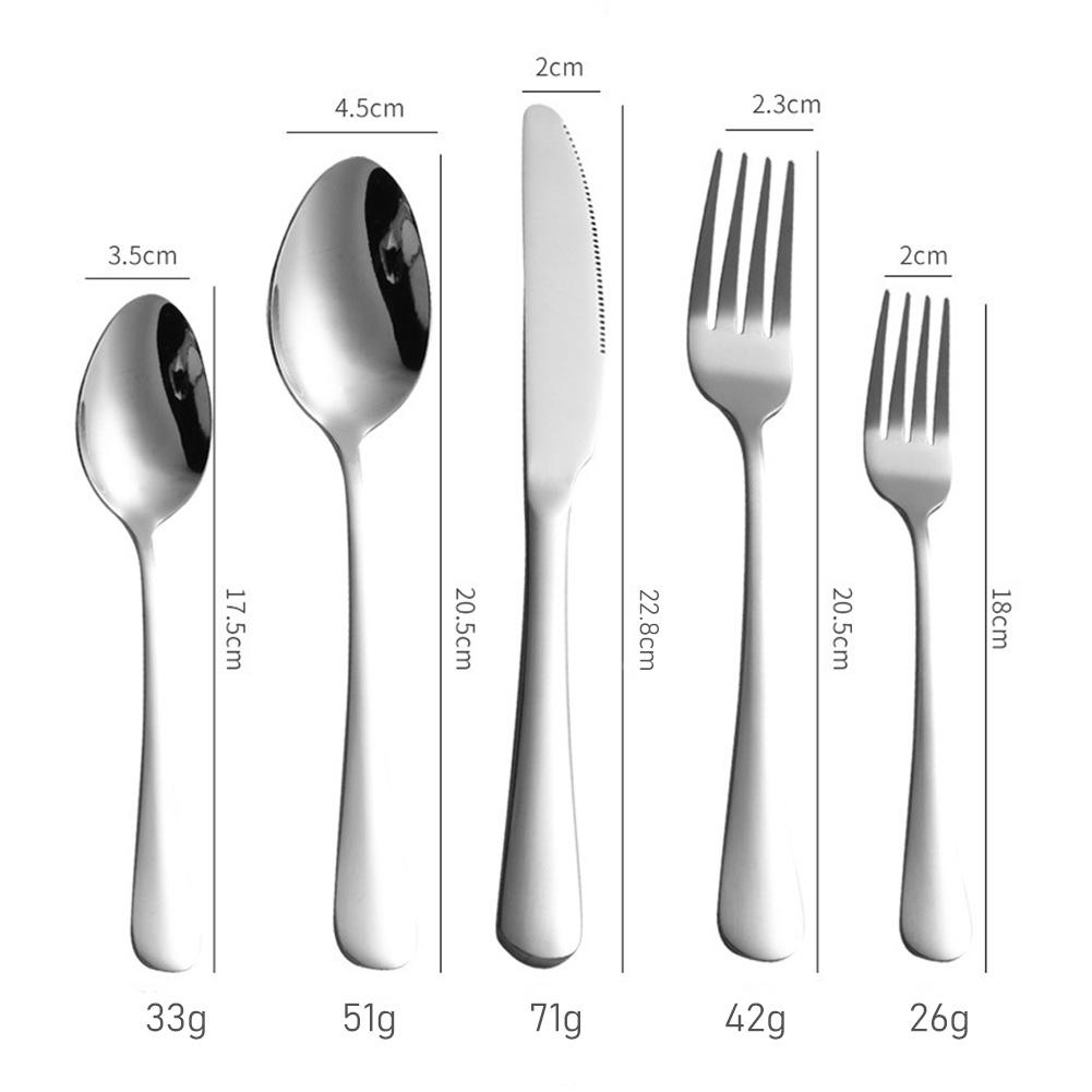 Cutter Besteck Besteckset 4pcs Suppe Kaffee Edelstahl Geschirr Utensilien Cutter Besteck Besteckset 4pcs Suppe Kaffee Edelstahl Geschirr Utensilien