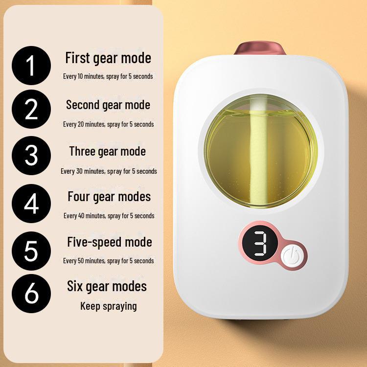 Smart Digital Aromatherapy Lamp with 6-Speed Settings for Homes and Hotels