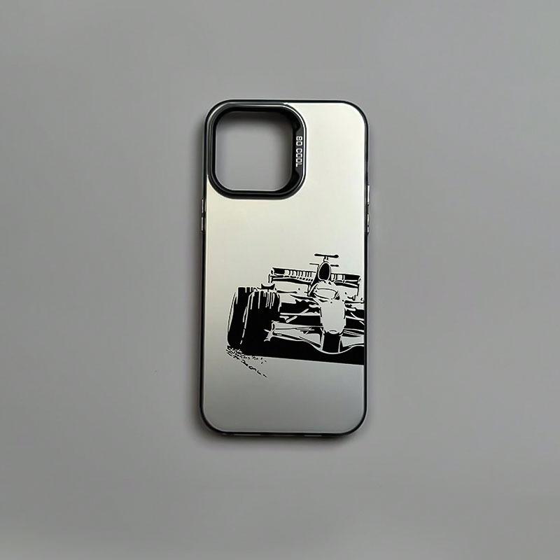 Racing printed pattern phone case suitable for iPhone 17 16 15 14 13 12 11 Pro/Max/Plus anti drop and shockproof back cover