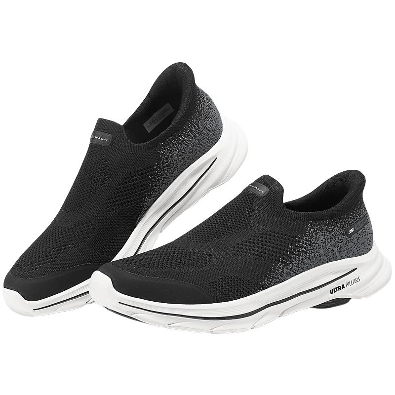 Skechers Men s GO WALK 8 Tony Leung Style Slip-On Walking Shoes 41