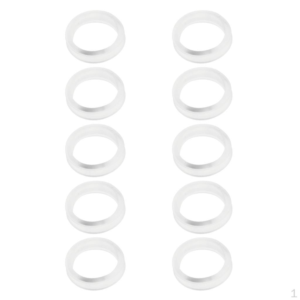 0Pcs Finger Inserts for Hairdressing Scissors Soft Rubber Sizer