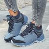 Hiking Shoes Medium Top Shoes Wear-resistant Four-season Non-smelly Foot Shoes Casual Breathable Outdoor Hiking Shoes