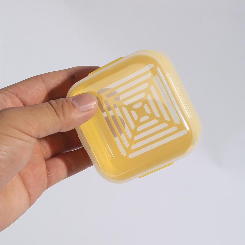 1Pce Travel Mini Soap Box Portable Leak Proof Soap Storage Box, Suitable For Dormitory Travel, Camping