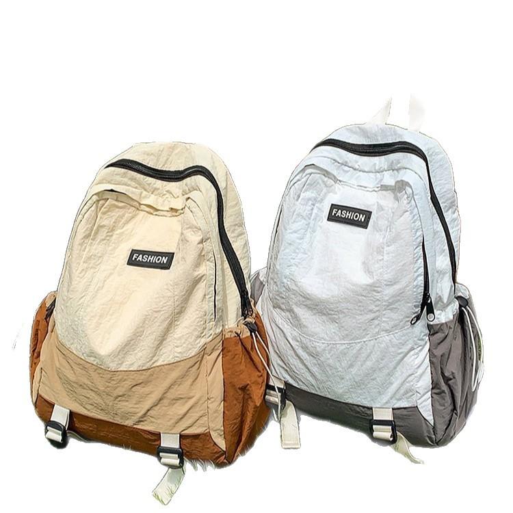 Schoolbag Ins Niche Lightweight Junior High School High School College Students Men and Women Backpack Sports Outdoor Mountaineering Travel Backpack