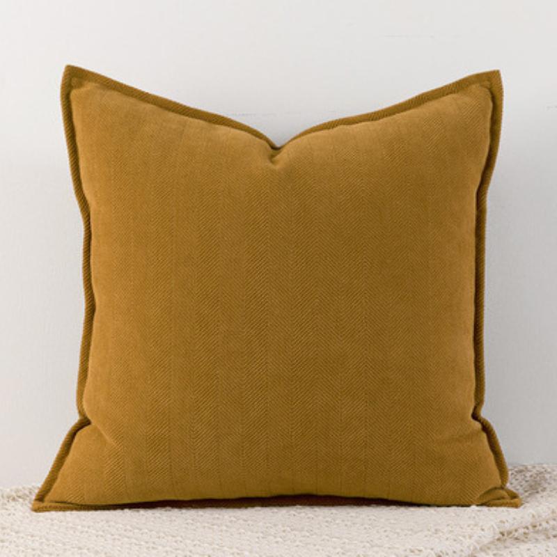 INS Nordic Cushion Cover Thickened Solid Chenille Throw Pillow Covers 45x45/50x50/60x60/65X65cm for Sofa Bed Living Room