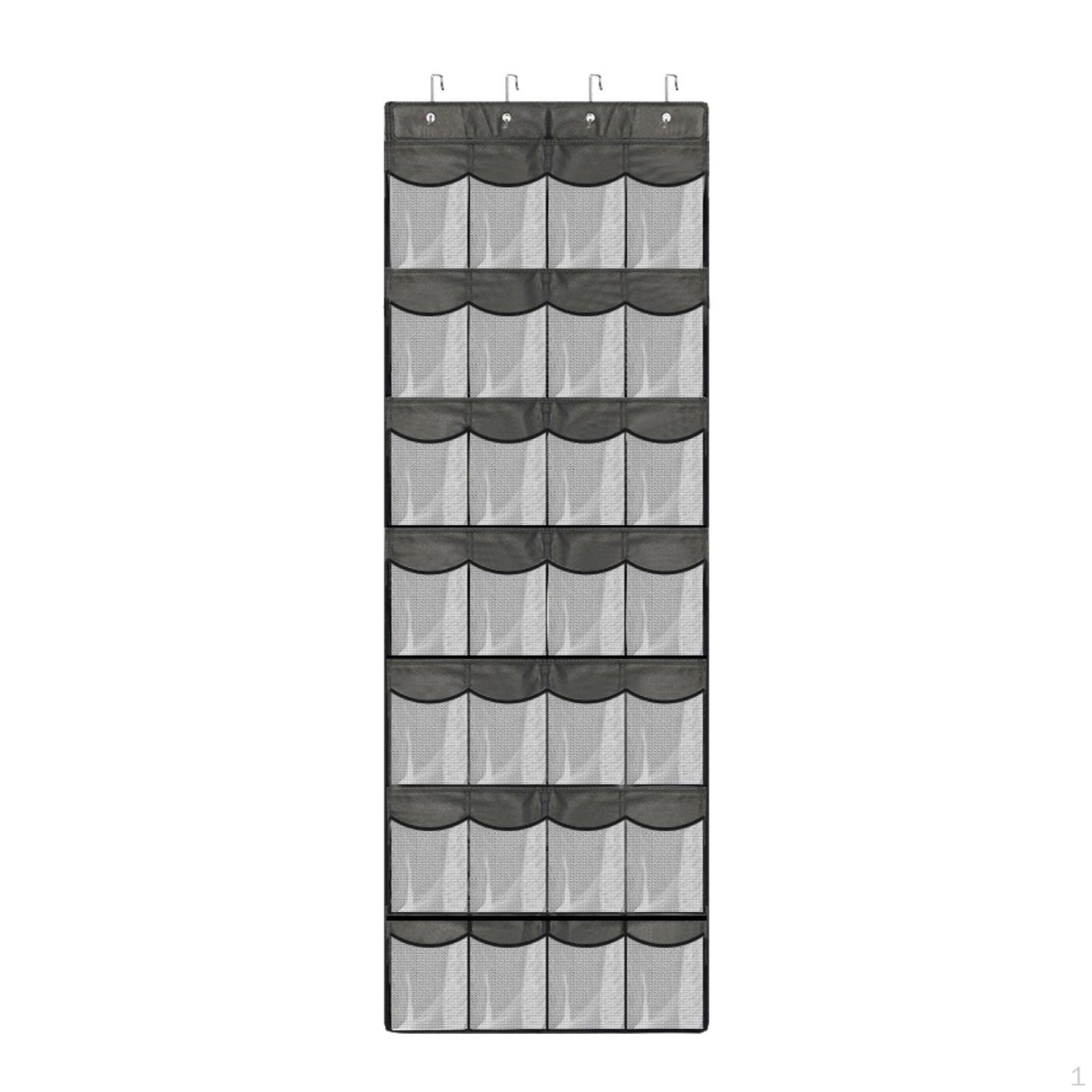 

Підвісний Організатор для Взуття Взуття Кам яний Передній Стелаж з Гачком для Спалень Black White