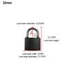 Portable Metal Heavy Duty Padlocks with Keys Waterproof Security Lock Anti-Theft Door Lock Garages Dormitory