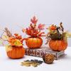 Foam Pumpkin Indoor Halloween Decoration for Tabletop, Living Room, Restaurant, or Kitchen Scene Arrangement.