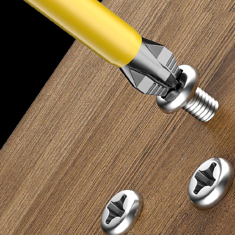 6Pcs Impact Driver Bit Set 1/4inch Hex Shank Crossing Head Screwdriver Bit Steel Magnetic Crossing Bit for Impact Drive