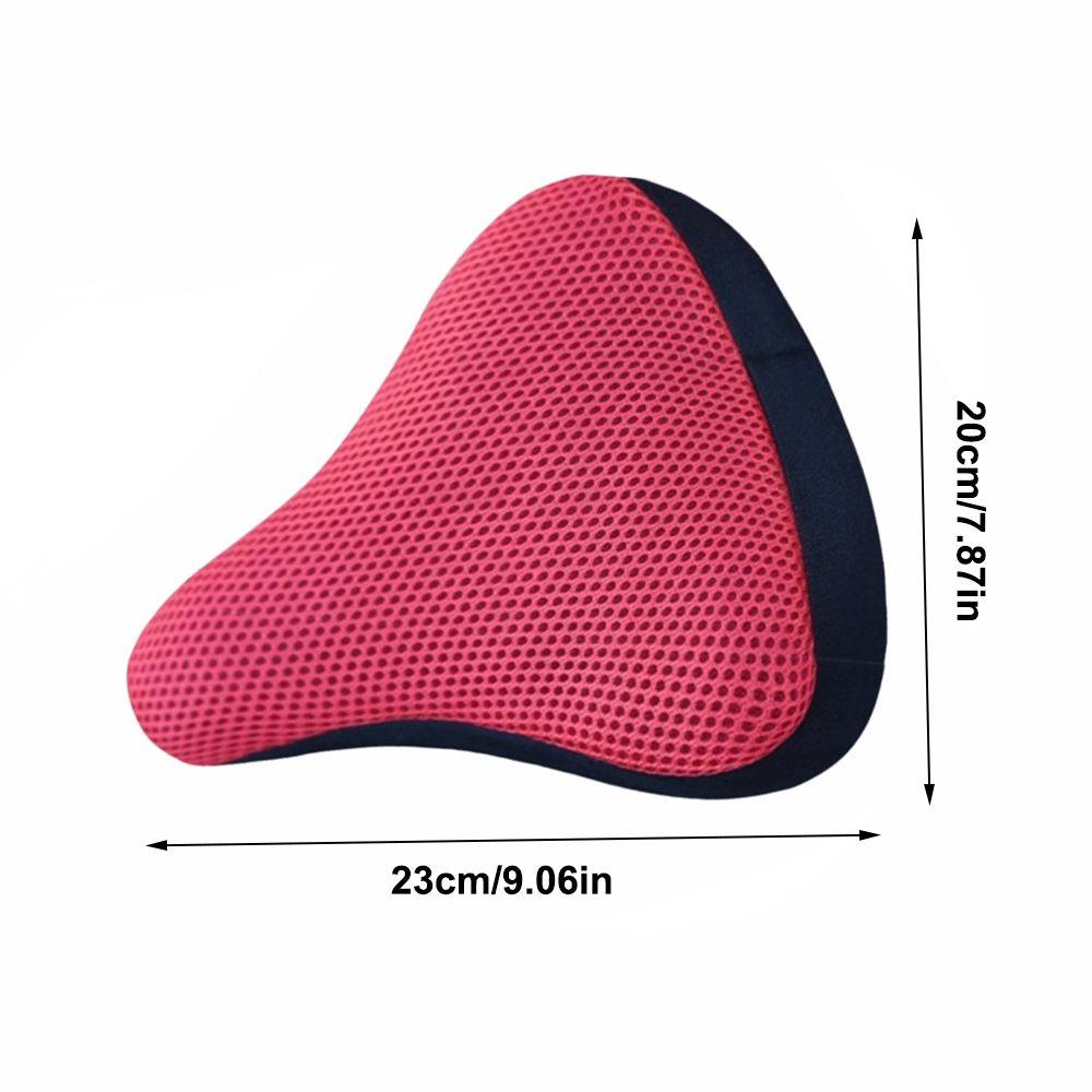 4PCS 3D Fabric Bike Seat Cover Breathable Mesh Bicycle Saddle Cover Riding Equipment