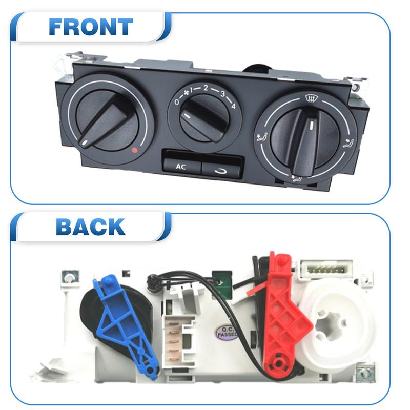 377 820 045D  5X0 820 045A ABS and Metal Black for  VW Gol Country 1996–2013 Air AC Heater Panel Climate Control Assy