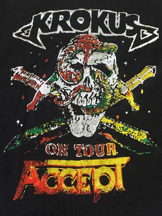 

Krokus Accpet 90s basic black Unisex Men Women T shirt Gift tee NH19087 Unisex T-Shirt XXXXL