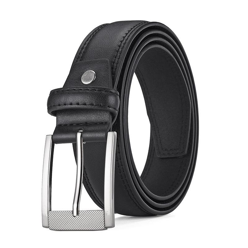 

Мужской ремень Pu Casual Men s Pin Buckle Belt 125cm чёрный