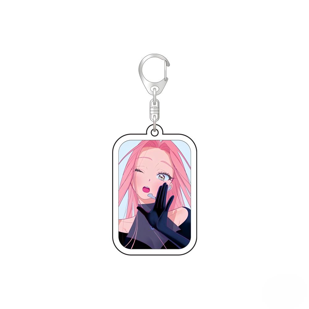 Acrylic Key Chain For Anime Popular Alien Stage Chibis Accessories Bag Luka Ivan Till Mizi Hyuna Sua Keyrings Jewelry Fans Gifts