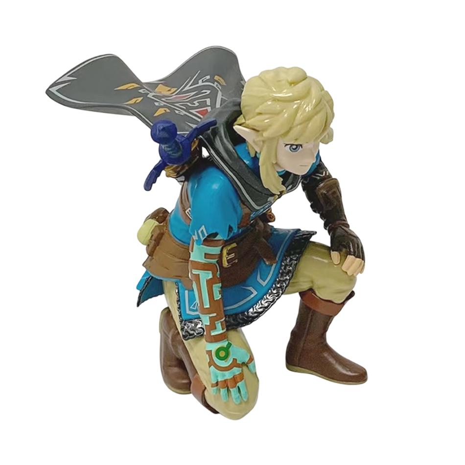 12cm The Legend of Zelda: Kingdom of Tears Action Figure - Link & Princess Zelda Anime PVC Model - Desktop Decoration Collectible Toys