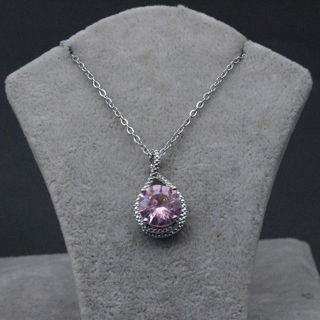 Mote Lys Lilla Sølvfarge Krystall Rhinestone Anheng Kvinner Elegant Anheng Tilbehør