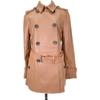 COACH F86434 Brown Lambskin Leather Belted Medium Coat coat XS BrownUsed