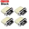 6/1Pcs Type C Charging Port Protector Stopper Cap Cover DIY Dust Plugs Pendant for iPhone 17 Samsung Anti-Dust Plug with Hole