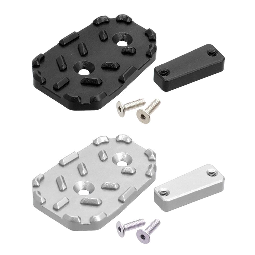 Bremspedal Fußstützenverlängerungspad Fußraste Rutschfest Ersatzteile Aluminium