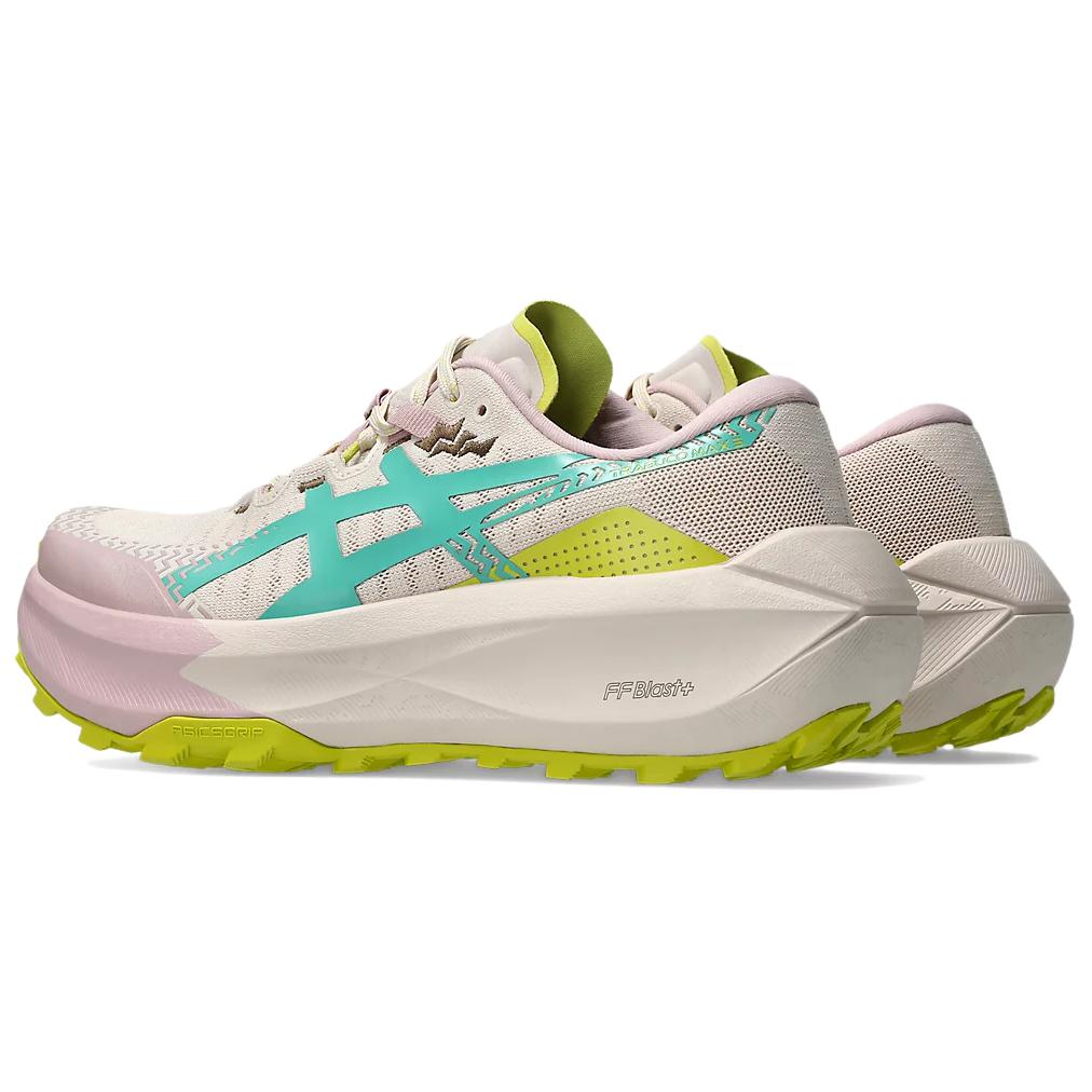 Asics Trabuco Max 5 Bequeme Weiche Trailrunning-Schuhe Damen Sneaker Beige Grün Gelb 1012B937-250