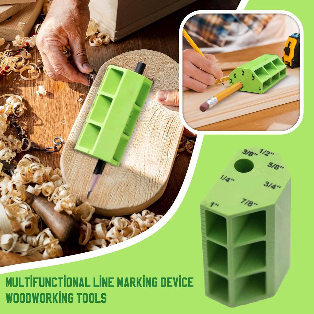 Multifunctional Woodworking Scriber - Pencil Marking Tool For Multi-Dimensional