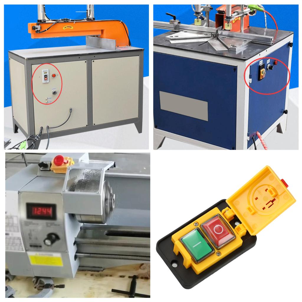 7 Pin Switch Waterproof Switch Easy Installation High-Quality Materials For Industrial Power Tools Industrial Machine Pushbutton