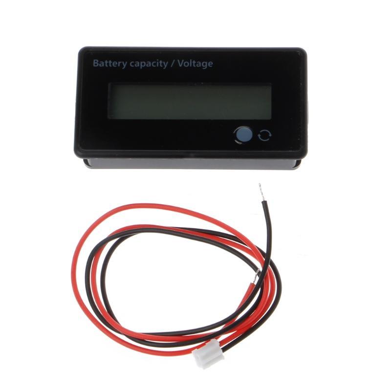 12V-84V Lead-acid Battery Capacity Indicator Voltage Meter Voltmeter LCD Monitor