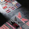 For HONDA Reflective Motorcycle Stickers, 3M Safety Warning At Night In the Dark Scooter Helmets