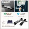 2pcs Front Windshield Windscreen Wiper Blades Carbon Fibre Wipers For Jeep Compass MK49 MP 2006-2023 2013 2015 2016 2017 2019