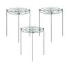 3 Pieces Peony Cages and Supports Peony Support Frame Plant Support Stakes Supports Hoops for Tomato Flopping Flowers Vegetables