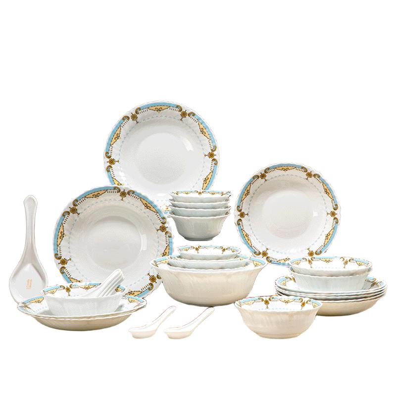 Corelle Rococo Glass Dinnerware Set, 30-Piece