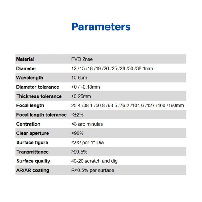 Graveur - MCWLASER - LM1-ZNSE-18381 - Cristal ZnSe - 38,1 Mm - Compatible CO2 40W À 150W