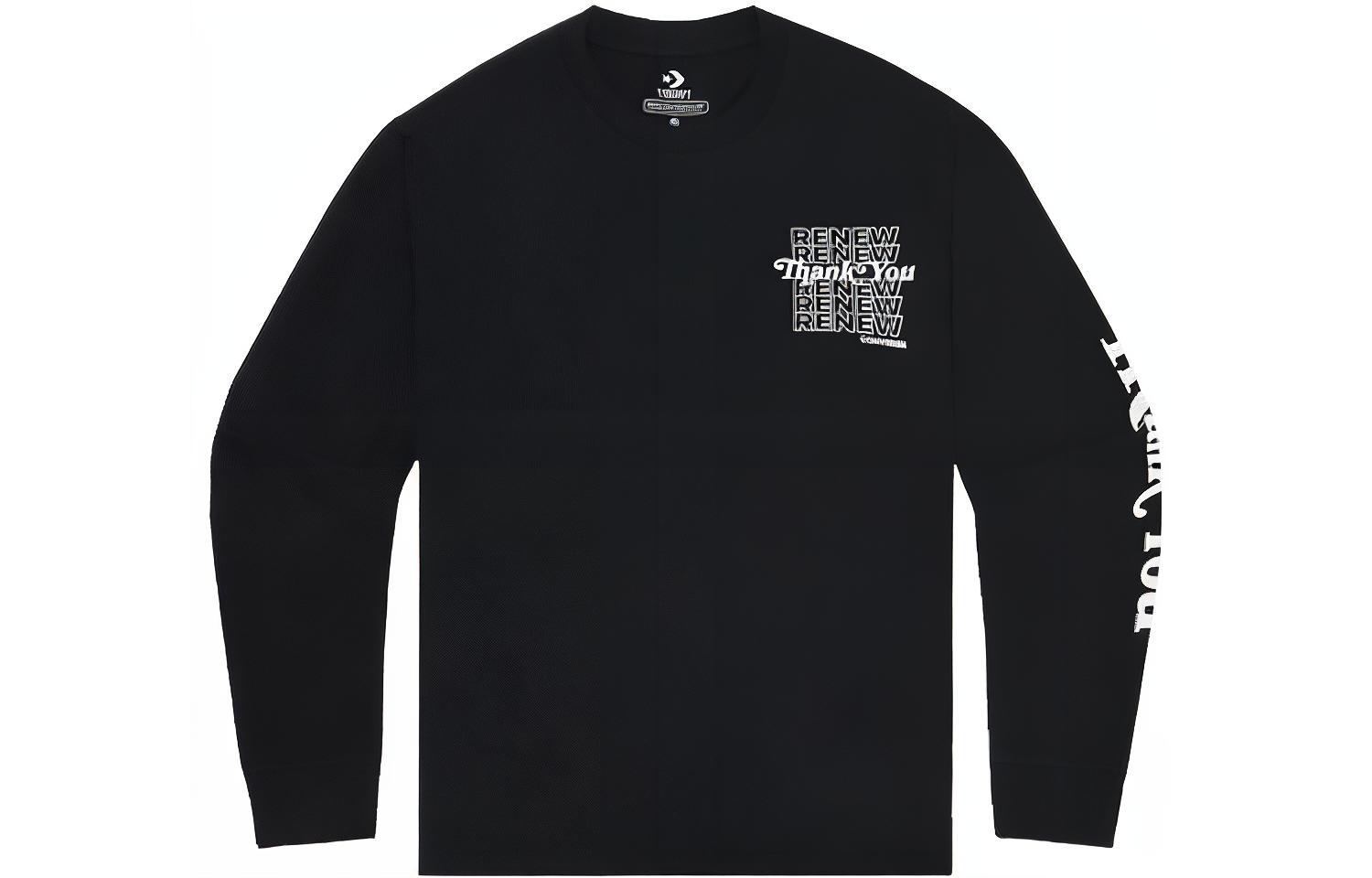 Converse Renew Thank You Sweatshirt Men s Black 10019500-A03 L