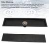 304 Stainless Steel Shower Drain Rectangle Floor Drain Large Capacity Linear Floor Drain  Bathroom
