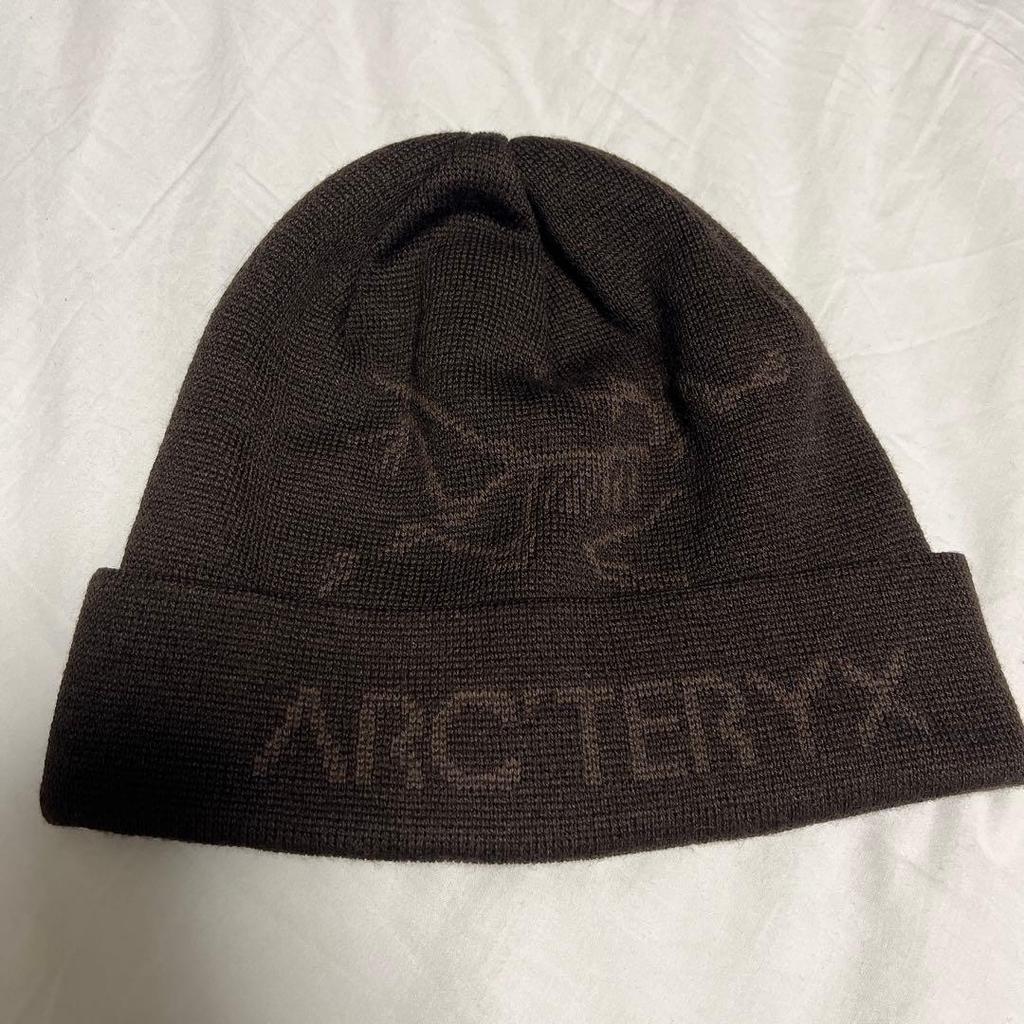 Used ARC'TERYX Brown Knit Hat Beanie Made in Canada