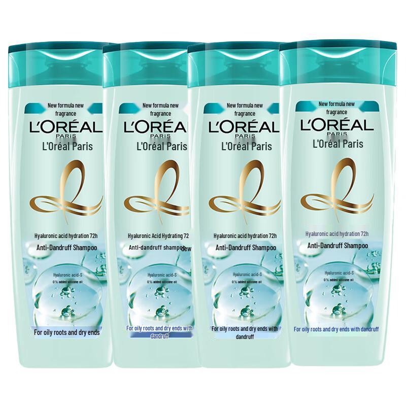 

L Oreal Hyaluronic Acid Anti-Dandruff Shampoo 4-Pack
