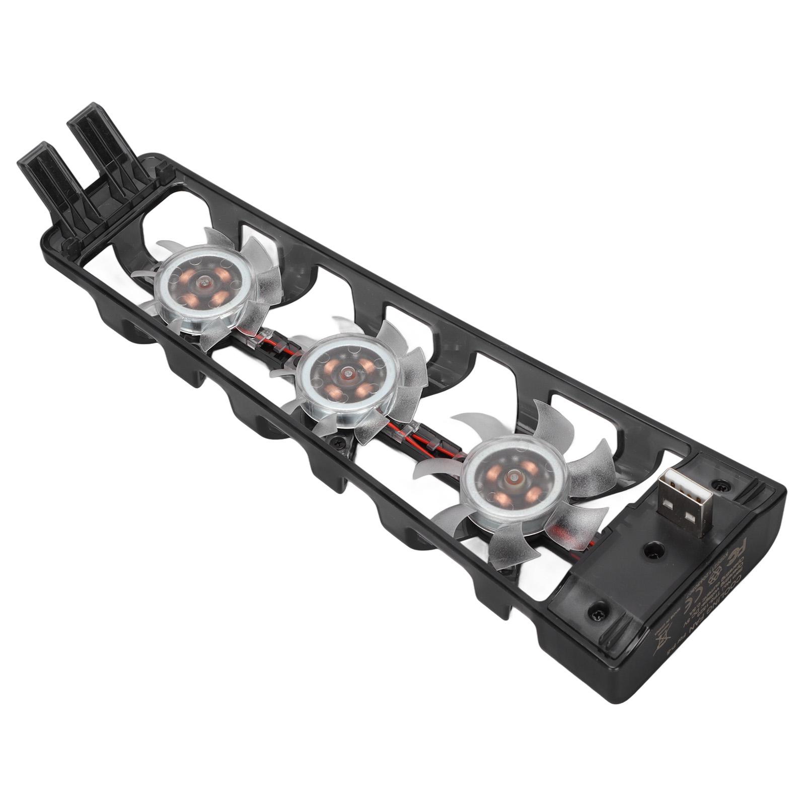 

Вентилятор охлаждения игровой консоли с низким уровнем шума, встроенный в 3 вентилятора, вентилятор для охлаждения игровой температуры для дисков PS5