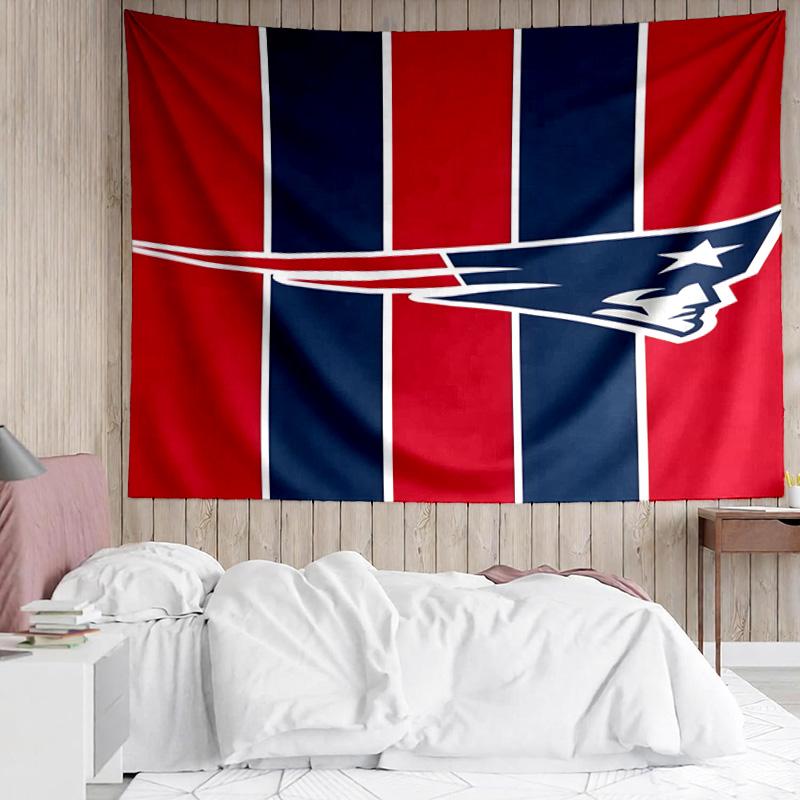 Patriots Team Spirit Tapestry Accessories Playroom Tapestry, for Bedroom,Livingroom, Dormitory Room Wall Decor Fan Birthday Gifts