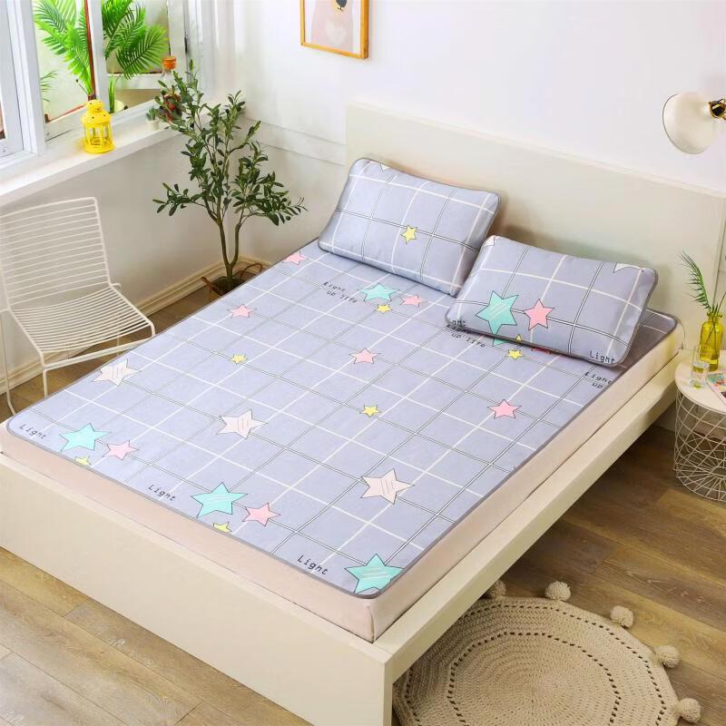 Cartoon Ice Silk Cooling Mat 3-Piece Set