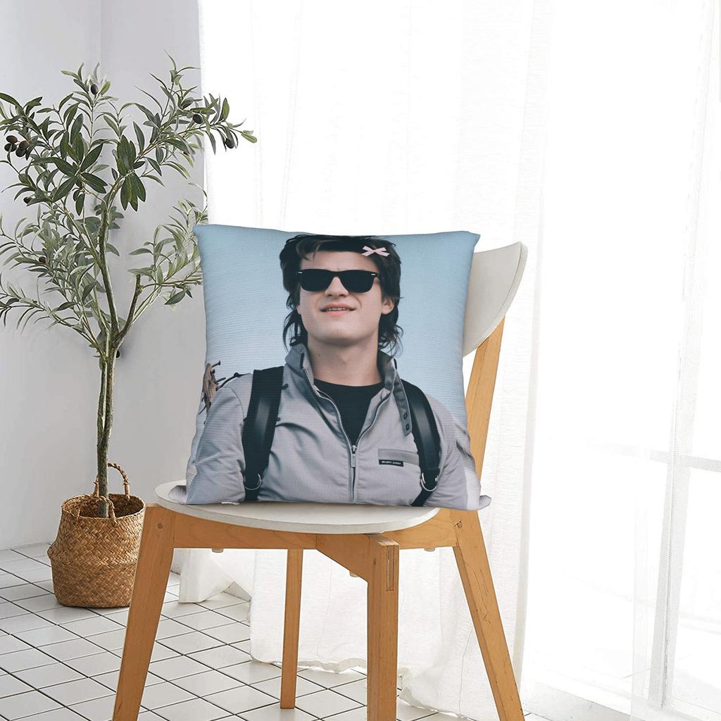 Steve Harrington Pillowcases Novelty Pillow Case For Living Room Chair Comfy Pillow Cover