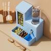 2-In-1 Automatic Hamster Automatic Feeder Water Dispenser Multi-Functional Small Pets Drinking And Feeding Food Container
