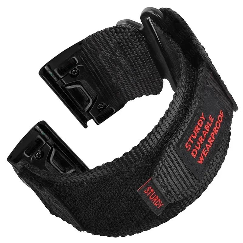Quick Nylon Band for Garmin Watch Instinct 2X Tactics Strap Fenix 6X Pro 5Plus 7X 8 26mm 22mm Replacement Sport Release Bracelet